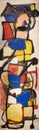 Totem, Woman, Birds 1951 by Karel Appel Royalty Free Stock Photo